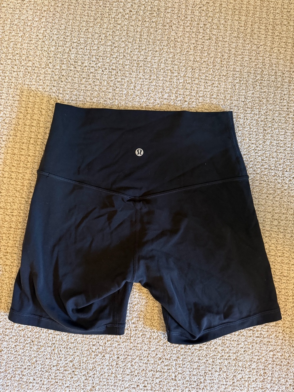 Lululemon Black Align Biker Shorts 6” - Picture 2 of 2